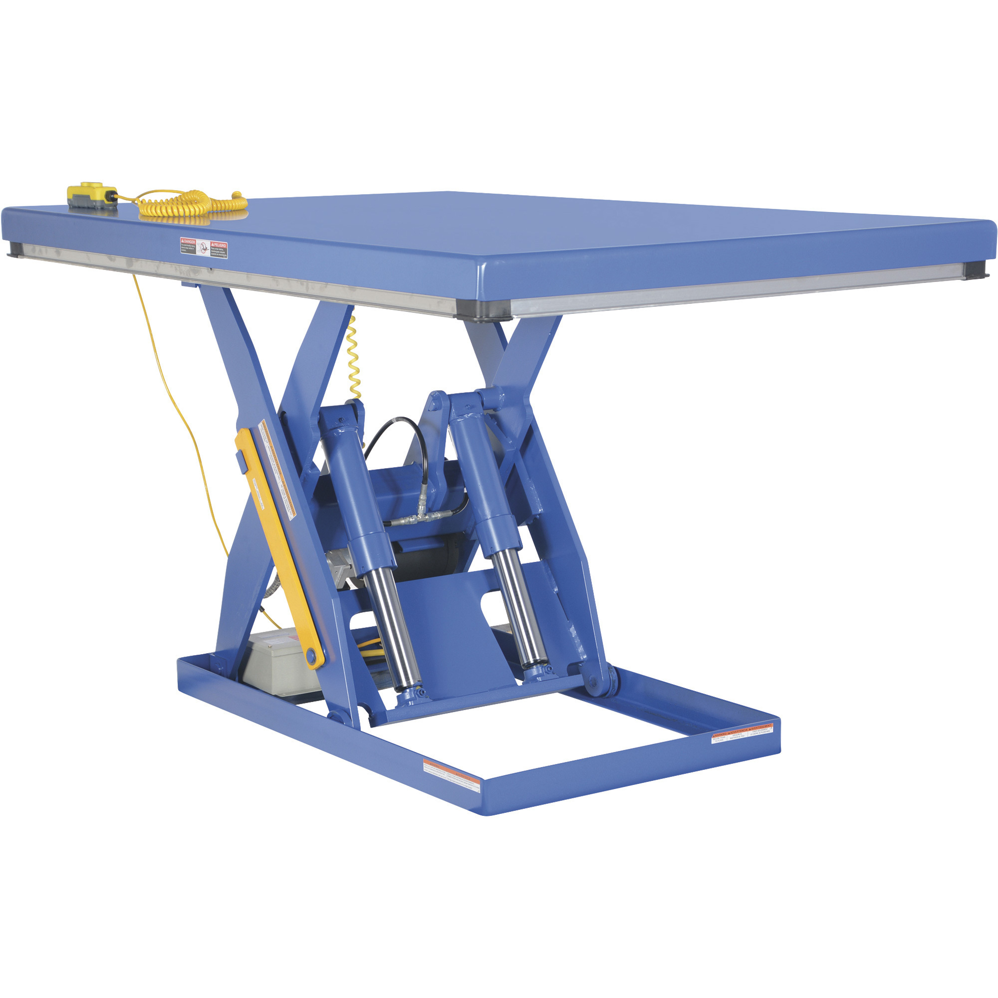 Vestil Hydraulic Lift Table - 72in.L x 48in.W, 3,000-Lb. Capacity, Electric Motor, Model# EHLT-4872-3-43